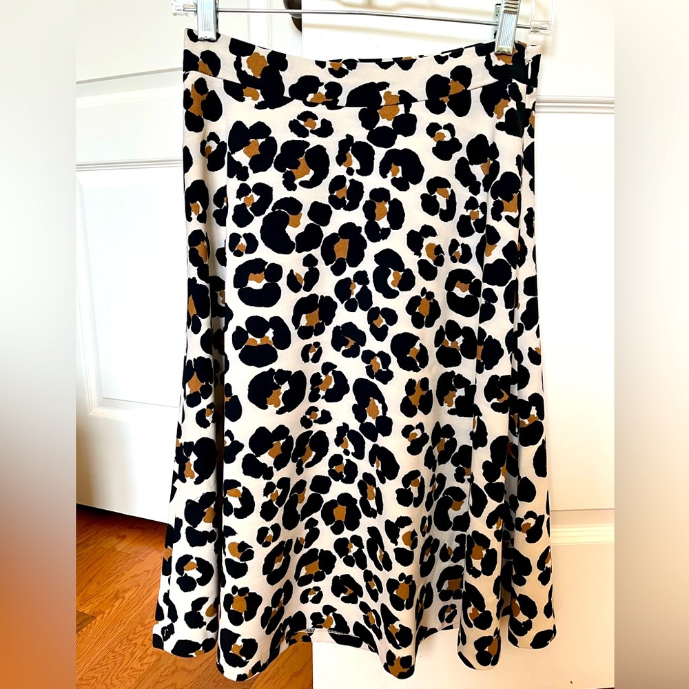 Ann Taylor Patterned A-Line Skirt, Size 0P, Brand New With Tags NWT